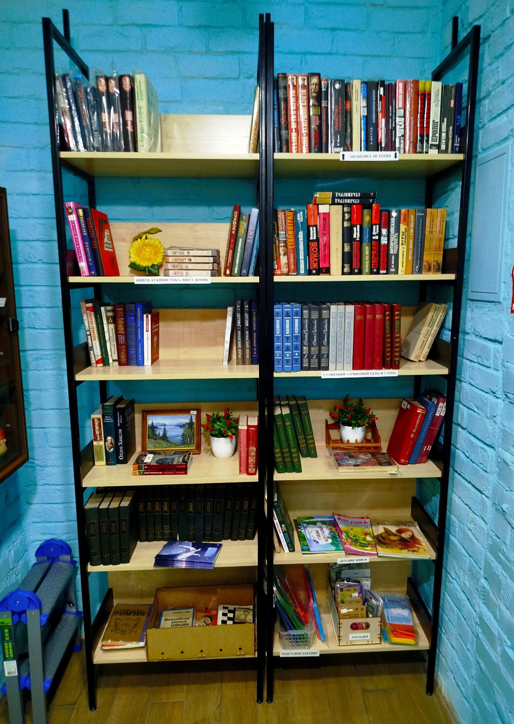 Книги в магазине-студии