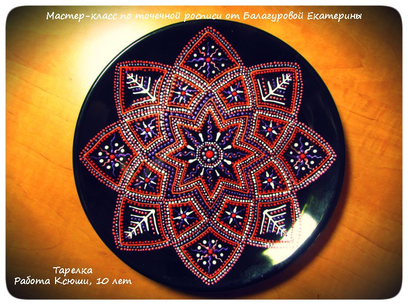 Керамическая тарелка