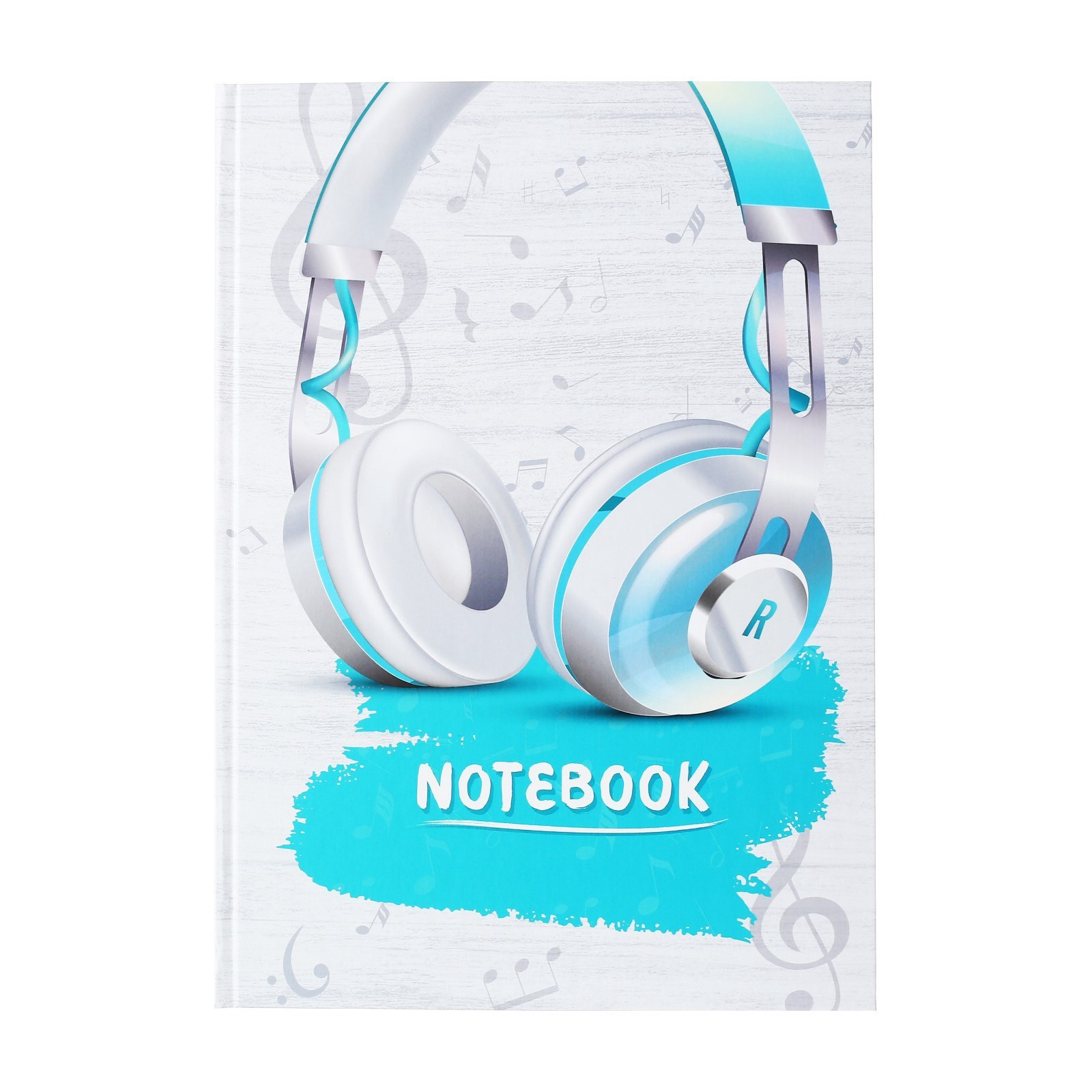 Колледж-тетрадь Calligrata «Наушники» А4 80 л. клетка твёрдая обложка