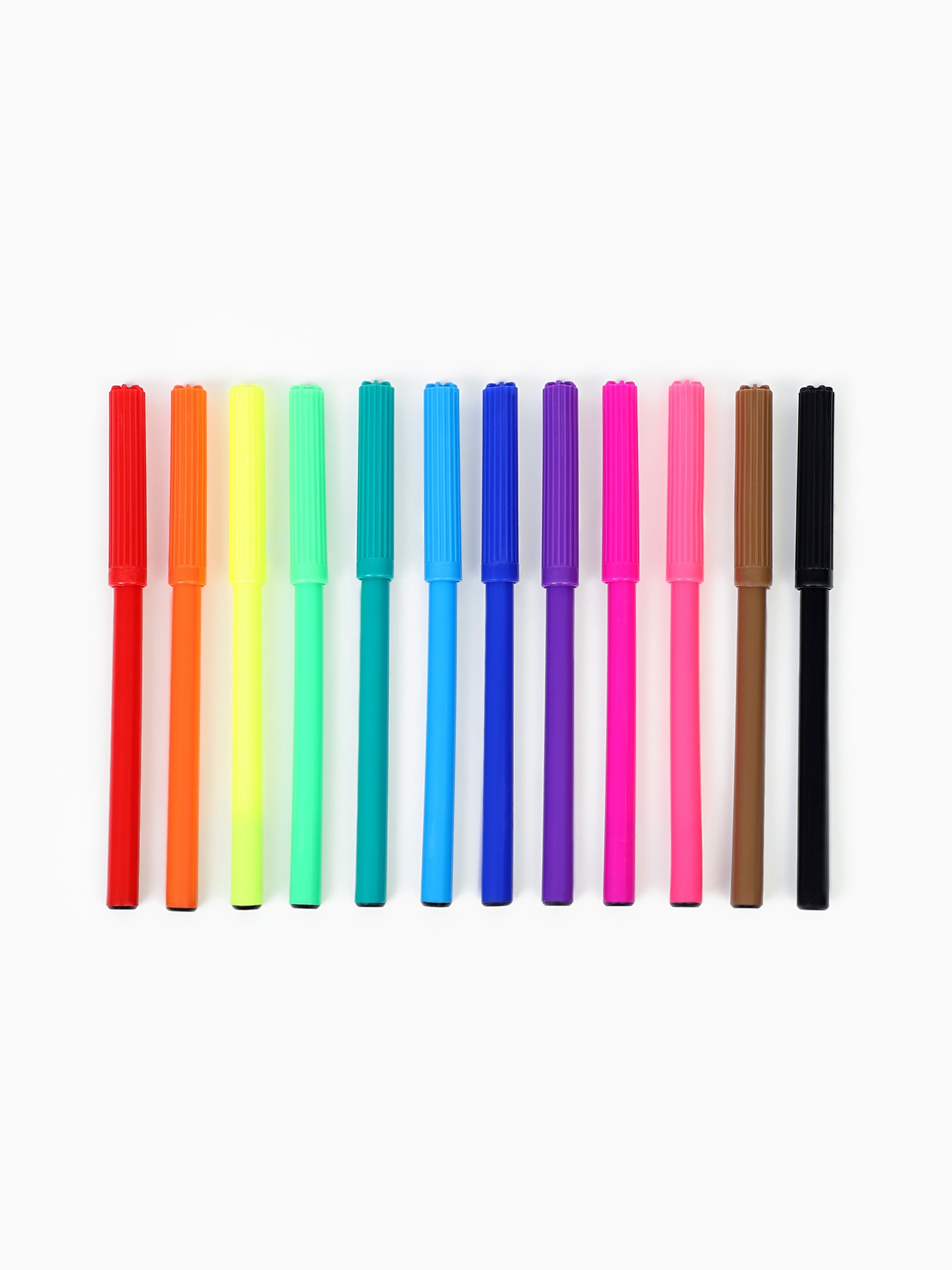 Фломастеры 12 цветов в коробке «Монстрик»